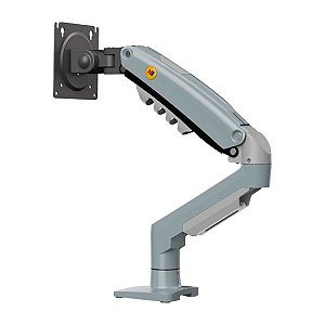 Suporte De Monitor Pistao A Gás Articulado 17" a 30" Cinza