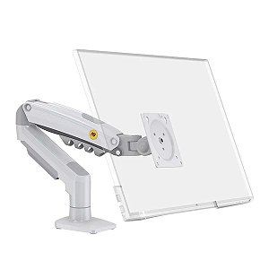 Suporte De Monitor Pistao A Gás Articulado 17" a 30" Branco