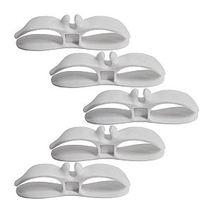 Kit 5x Organizador De Cabos E Fios Eletrodomésticos Adesivo