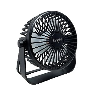 Mini Ventilador De Mesa Bright, 5w, USB, Preto - Vn001