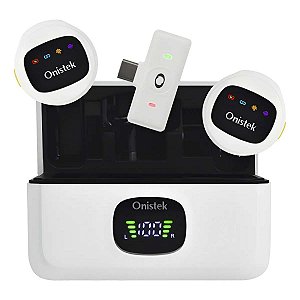 Microfone Lapela Sem Fio Duplo Usb C Para Iphone 15 16 17