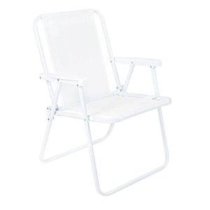 Cadeira Alta Mor Pvc 110Kg Branca 54cm Largura Lançamento