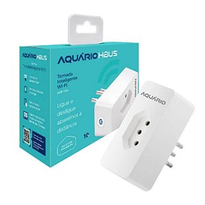 Plugue de Tomada Universal Inteligente 10A Wi-fi Aquario