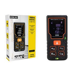 Trena A Laser Digital Profissional 40m Kokay SC-40 IP54