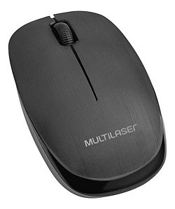 Mouse Optico Sem Fio 1200 Dpi Preto Usb Mo251 Multilaser