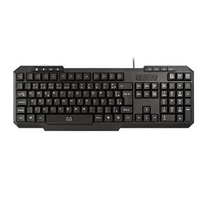 Teclado Multimidia Office Slim Preto Usb Multilaser Tc206