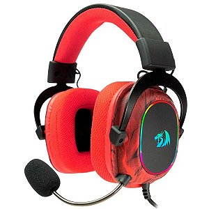 Headset Gamer Redragon Ryuji 7.1 Infernal Dragon Usb RGB