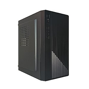 Gabinete Micro Atx Office S/ Fonte 2 Usb Audio Frontal Preto