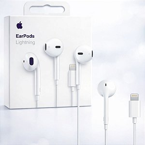 Fone de Ouvido Original Apple Earpods Conector Lightning