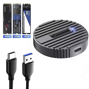 Dock Station Type-C Usb C Para M.2 Sata 3 Nvme 2 Protocolos