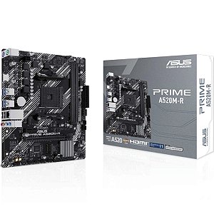 Placa Mae Amd Asus Prime A520M-R Ddr4 Am4