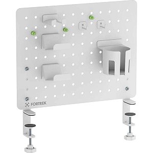 Painel Organizador Para Mesa Computador Grid Space Branco