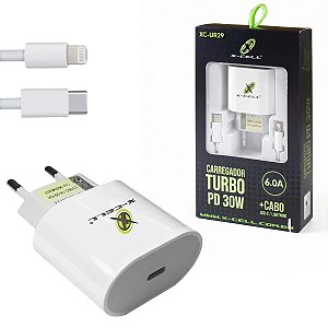 Carregador Turbo Ultra Rádio 30w Para Iphone XR 11 12 13 14