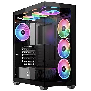 Gabinete Gamer Redragon Deflect Para WaterCooler 360mm S/Fan