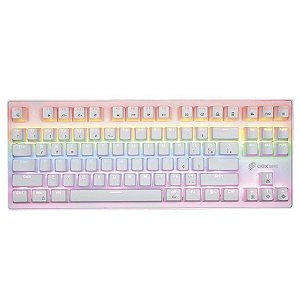 Teclado Gamer Mecanico Wolf Tc605 Branco Usb 48.7351 Oex