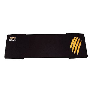 Mouse Pad Gamer Grande Hawk Mp308 Preto/Laranja 90X30 Oex