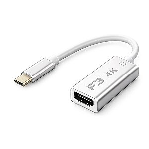 Adaptador Usb-C 3.1 Para Hdmi 4k Usb 3.0 Compatível Com Mac