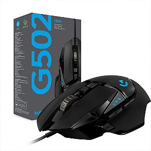 MOUSE LOGITECH RGB GAMER G502 HERO USB 16000 DPI 11 Botões