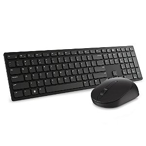 Kit Teclado e Mouse sem fio Dell Pro KM5221W Preto qualidade
