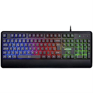 Teclado Legacy Membrana USB Com Fio Preto ABNT2 Full Size