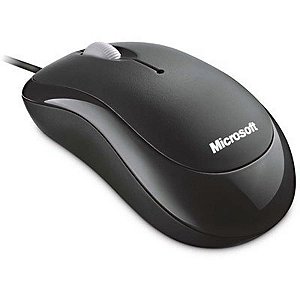 Mouse Basic Optical Preto Usb P58-00061 Microsoft