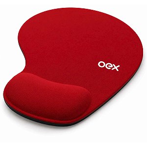 Apoio De Pulso Mousepad Soft Gel Mp201 Ergonômico Vermelho