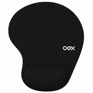 Apoio De Pulso Mousepad Soft Gel Mp201 Ergonômico Preto Oex