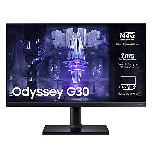 Monitor Gamer Samsung 24 Odyssey G30 Fhd 144hz Pivot Hdmi/Dp
