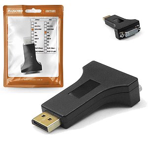 Adaptador Displayport Para Dvi 1080p Sem Áudio Plus Cable
