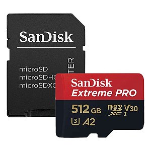 Cartão de Memória Micro Sd 512Gb Sandisk Extreme Pro
