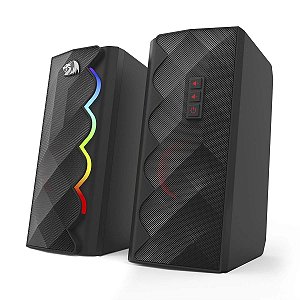 Caixa De Som Gamer Redragon Cipher Rgb 10w Pc Note Preto