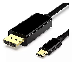 Cabo Usb C Para Displayport 1,8m 4k Full Hd 60hz Mac Dell