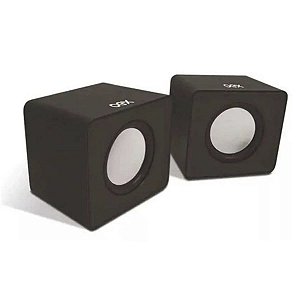 Caixa De Som Preta Speaker Sk102 3w Rms P2 Plug & Play Oex
