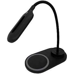 Luminária De Mesa Oex Dream Com Carregador Wireless Preto