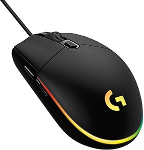 Mouse Gamer Logitech G203 Lightsync Rgb C/ Fio Usb 8.000 Dpi