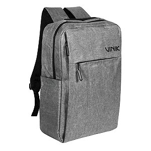 Mochila Vinik Slim Para Notebook Cinza - Vkbag011