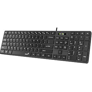 Teclado Multimida Genius Slimstar Ss126 Usb Preto Abnt 2
