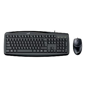 Kit Mouse E Teclado Genius Smart Km200 Com Fio Usb