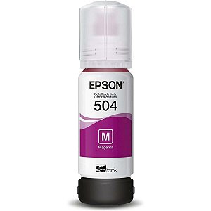 Garrafa de Tinta Epson EcoTank T504 Magenta T504320-AL