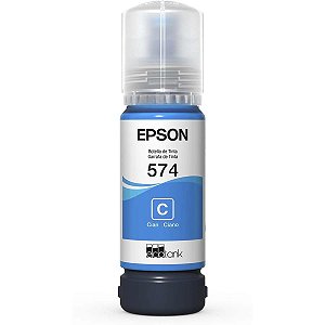 Garrafa De Tinta Epson Ecotank T574 Ciano Fotográfica