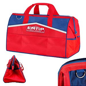 Bolsa De Ferramentas Pro 16" 41x29x21cm Até 15 Kg Emtop