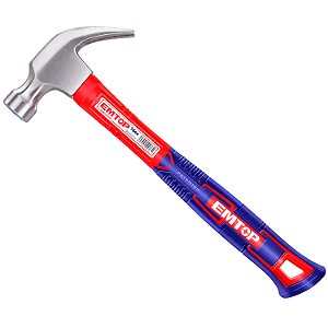 Martelo Com Cabo De Fibra Emborrachado 16Oz 450G Emtop