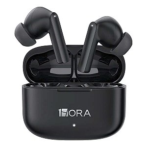 Fone de Ouvido Bluetooth 5.3 1Hora TWS com Microfone Preto