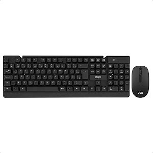 Kit Combo Mouse E Teclado Sem Fio Wireless Usb Tm406 Oex
