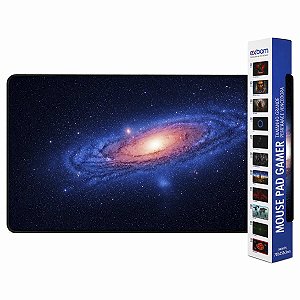 Mouse Pad Gamer Speed Extra Grande XL 70x35xcm Galáxia