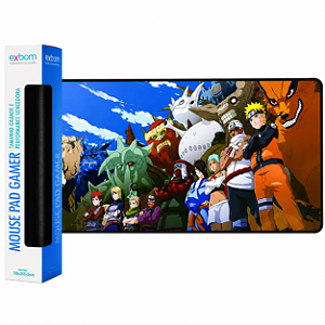 Mouse Pad Gamer Speed Extra XL 70x35cm Naruto Jinchuuriki