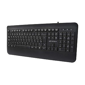 Teclado Com Fio Multimídia USB KB-M100BK Preto C3Tech