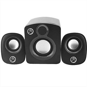 Caixa de Som com Subwoofer Pc 2.1 Usb Pc Celular e Tablet