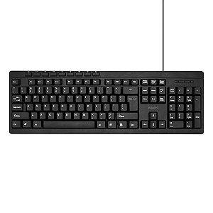 Teclado Com Fio USB Teclas Multimídia Cabo 1.80m Multi TC606