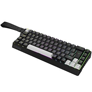 Teclado Magnético Pcyes Gamma Black Vulcan 8000Hz Usb Rgb